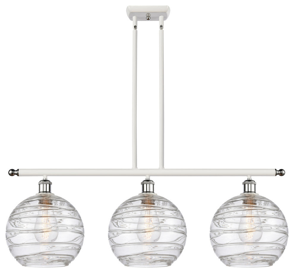 Innovations 516-3I-WPC-G1213-10-LED 3 Light Island Light, White, Polished Chrome