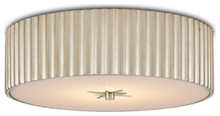 Caravel Silver Flush Mount