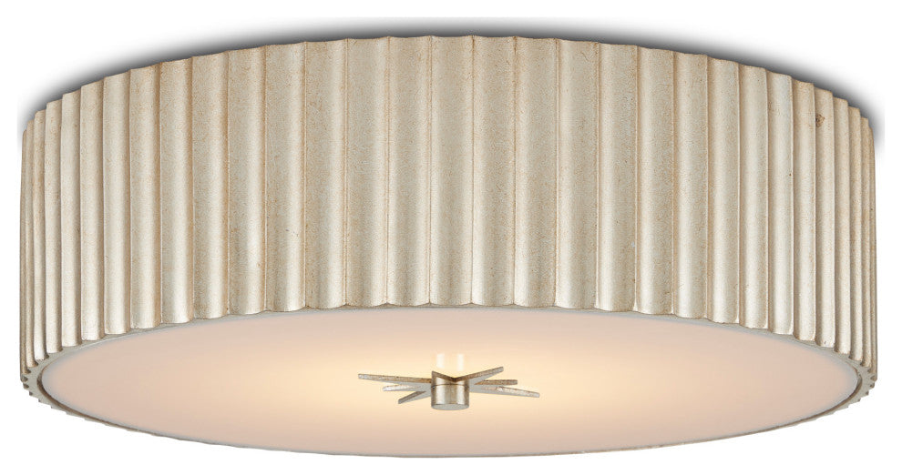 Caravel Silver Flush Mount