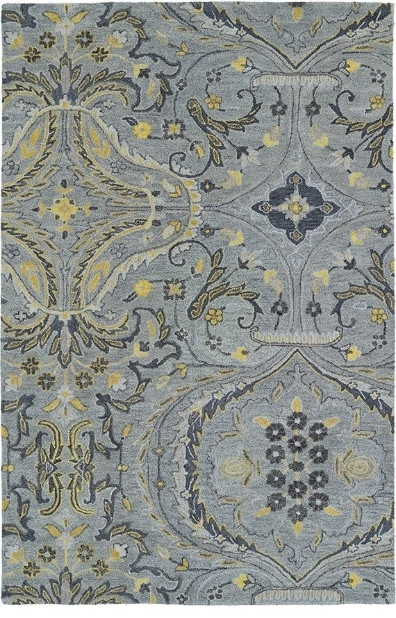 Kaleen Helena Gray Hand-Tufted Rug, 12'x15'