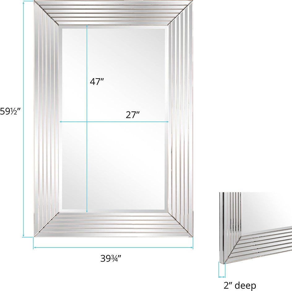 Howard Elliott Lenox Stepped Mirror