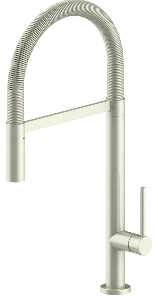ZLINE Incline Kitchen Faucet, Brushed Nickel, INC-KF-BN