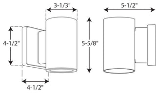 3" Cylinder Outdoor Wall Lantern