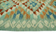 Sangat Kilim Jamshid Light Blue/Orange Rug, 4'3x5'4