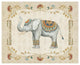 "Elephant Walk III" Digital Paper Print by Daphne Brissonnet, 26"x22"