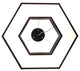 Zazil LED Hexagonal 16 Pendant, Black