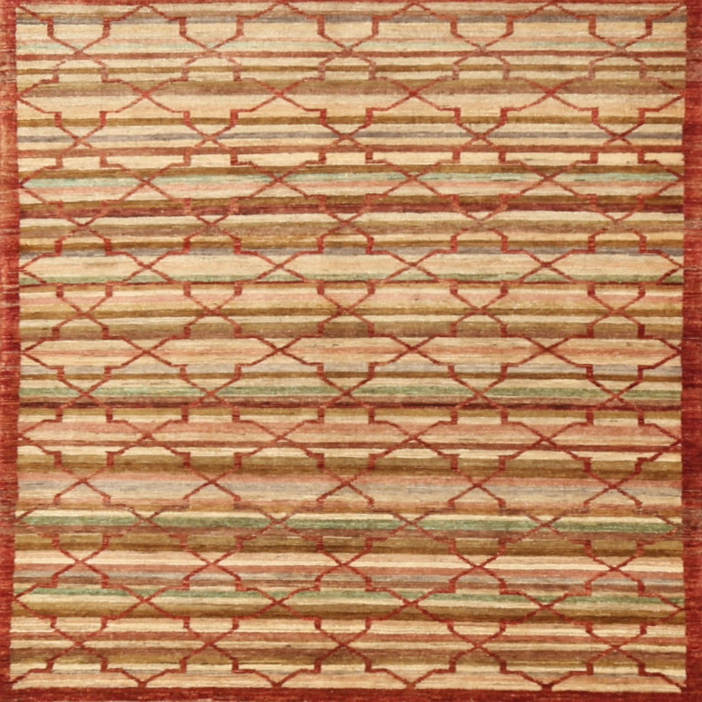 Ahgly Company Indoor Square Traditional Area Rugs, 3' Square