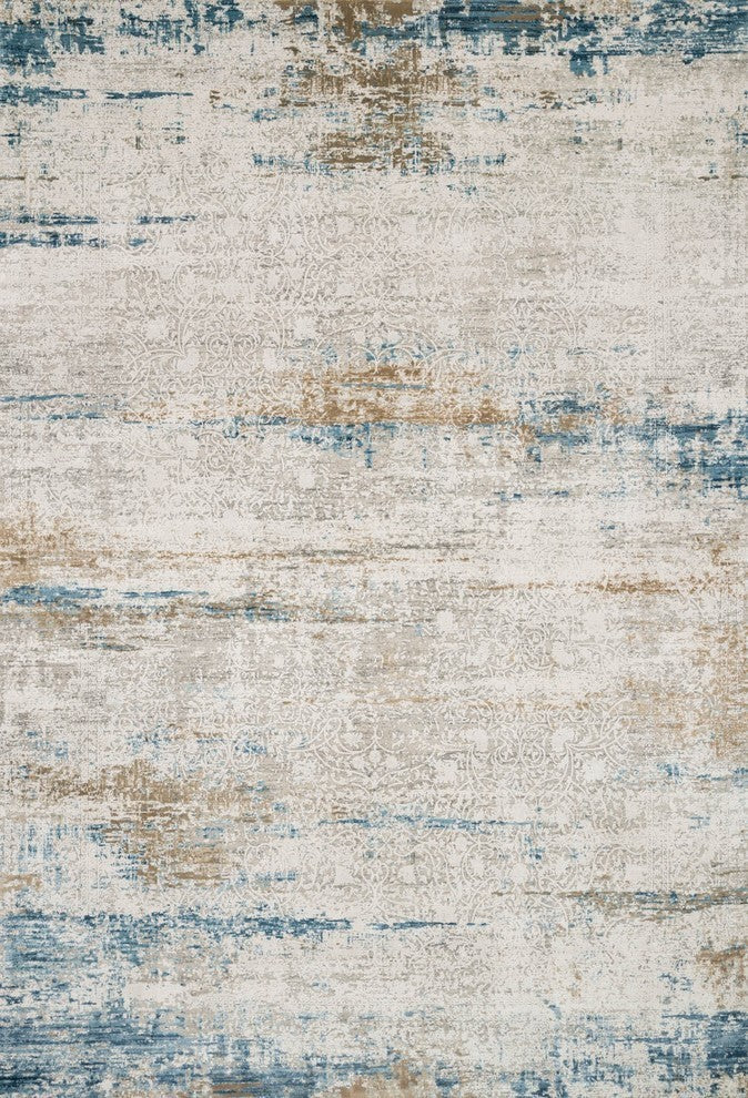 Ivory/Azure Sienne Rug, 12'2"x15'