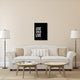 "Love Laugh Live Poster Black" Fine Art Print