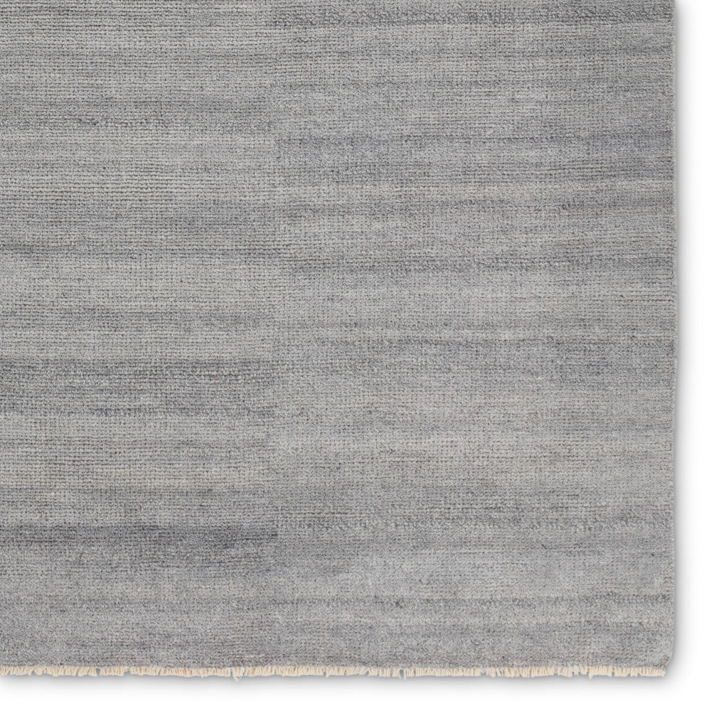 Jaipur Living Origin Knotted Solid Light Gray Area Rug, 6'x9'