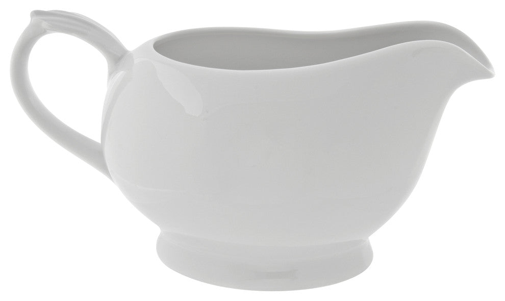 Classic White Gravy Boat, Set of 2