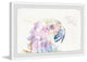 "Parrot Colors" Framed Painting Print, 12"x8"