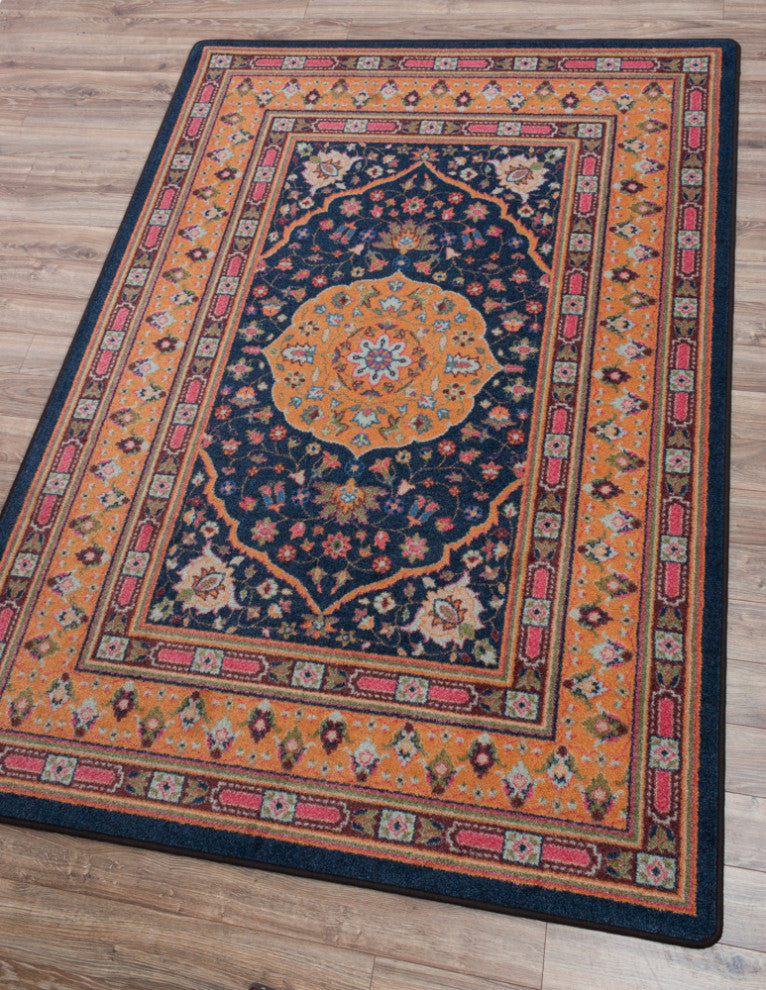 Zanza, Orange, 8' Round