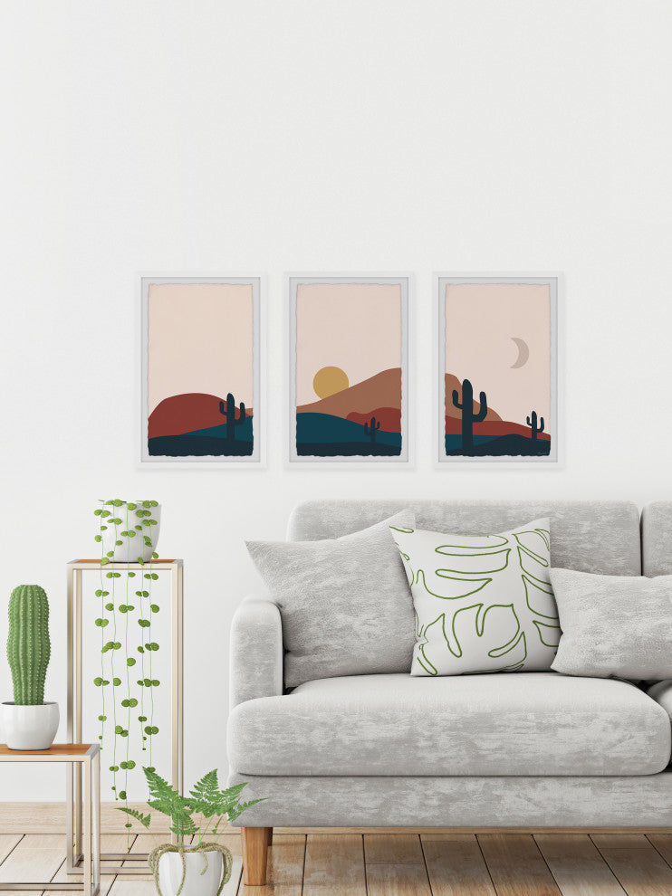To the Dunes Triptych, Set of 3, 8x12 Panels