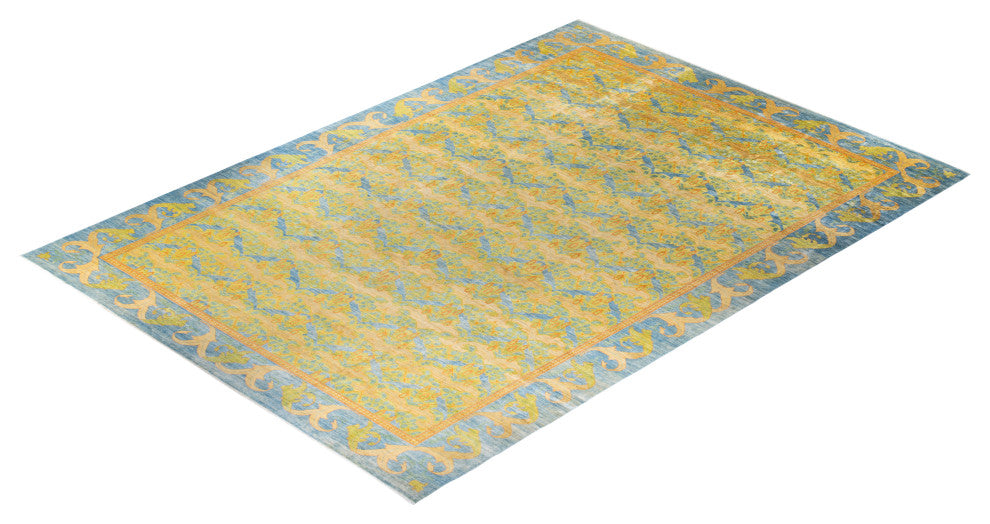 Arts and Crafts, One-of-a-Kind Hand-Knotted Area Rug, 11'10"x17'2"