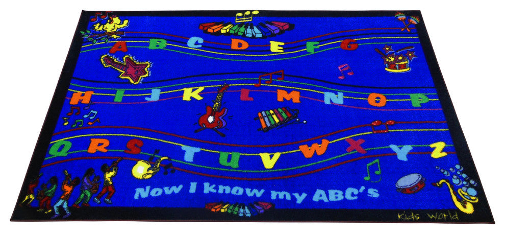 ABC Musical Song #1043 5' x 8' Children's Educational and Play Rug