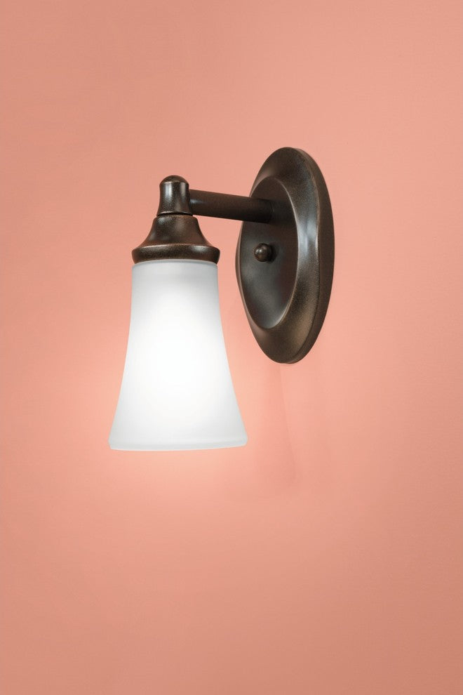 Moen YB2861ORB Eva Oil-Rubbed Bronze One-Globe Bath Light Fixture