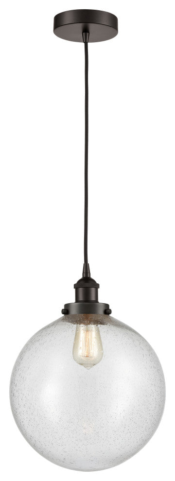 Innovations 616-1PH-OB-G204-12 1-Light Mini Pendant, Oil Rubbed Bronze