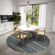 Indoor/Outdoor Sedona SN10 Ink Machine Washable 8' x 8' Round Rug