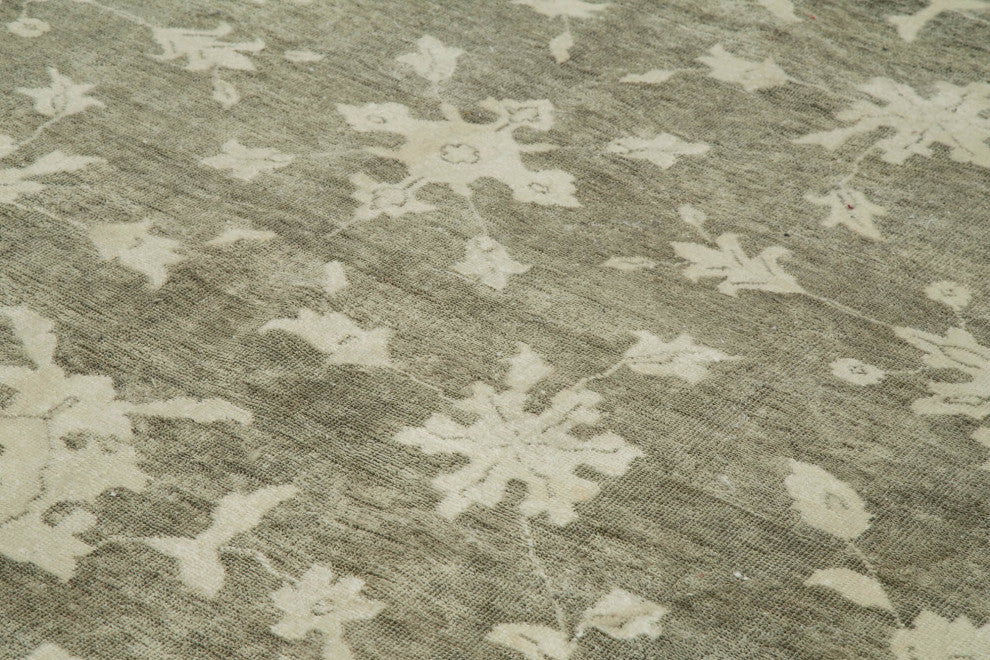 Rug N Carpet - Hand-Knotted Oriental 9' 4" x 13' 3" One-of-a-Kind Oushak Rug