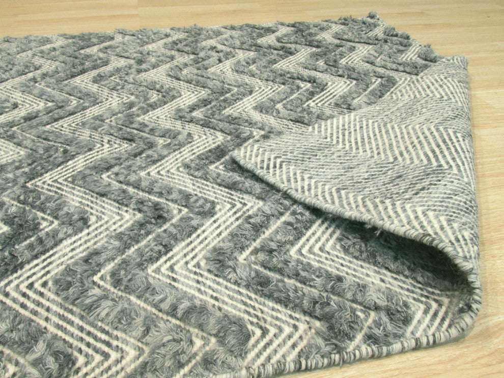Green Contemporary Geometric Andrea Area Rug