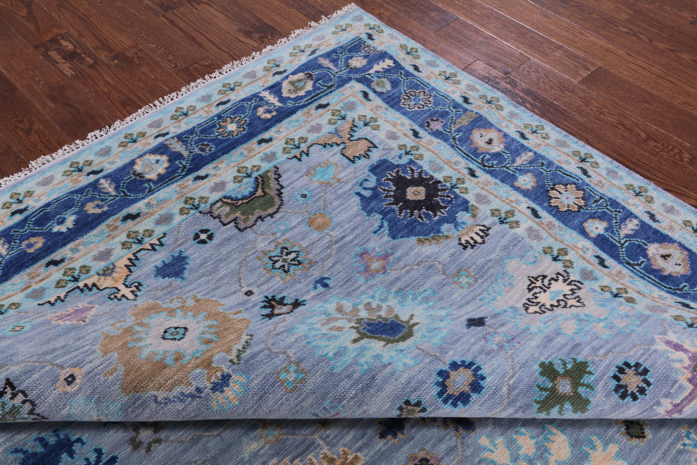 8' 2" X 10' 0" Turkish Oushak Hand-Knotted Wool Rug - Q13608