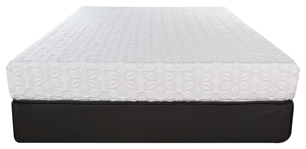 8" Three Layer Gel Infused Memory Foam Smooth Top Mattress Cal King