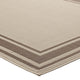 Rim Solid Border 4x6 Indoor and Outdoor Area Rug-Light and Dark Beige
