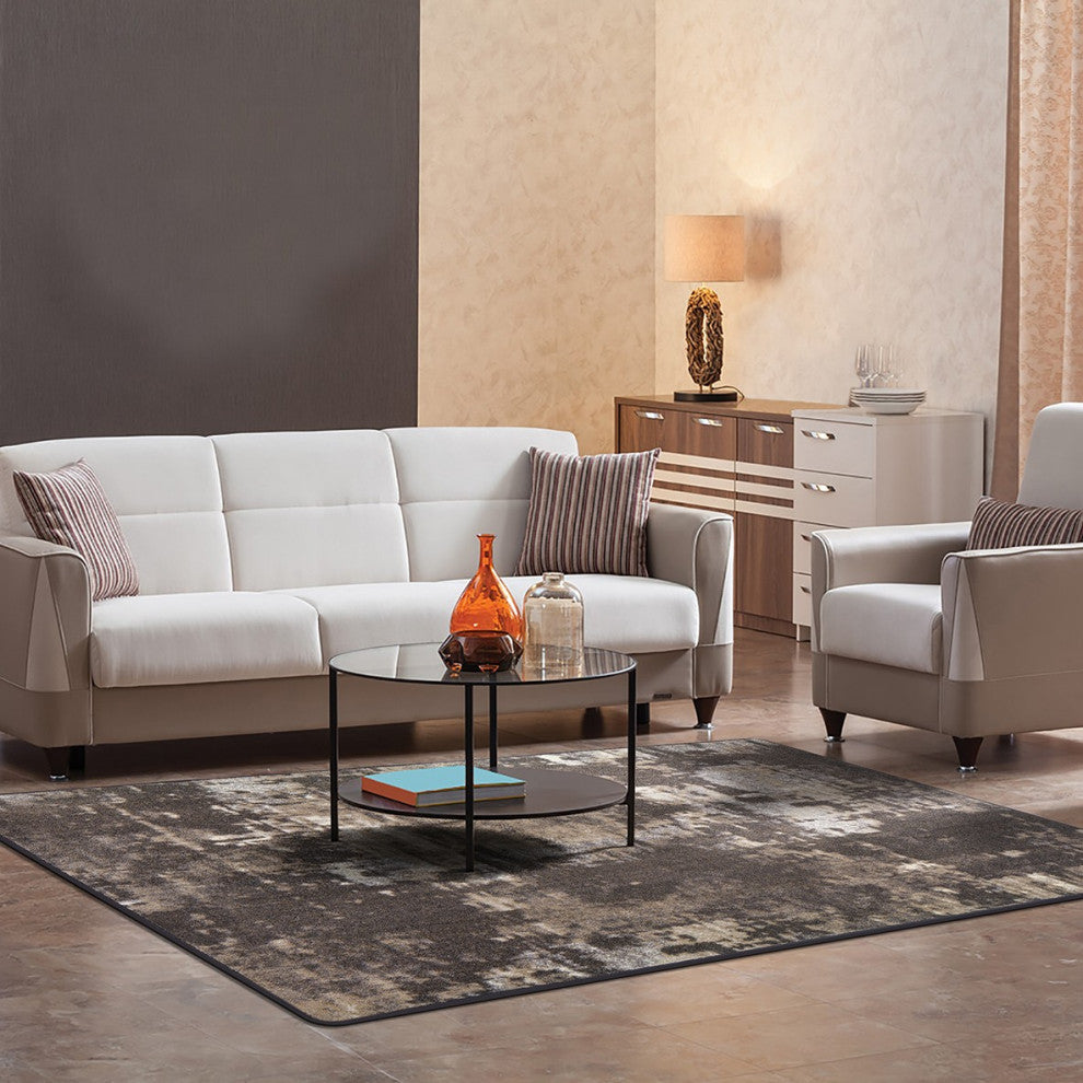 A La Mode 5'4" X 7'8" Area Rug, Color Chocolate