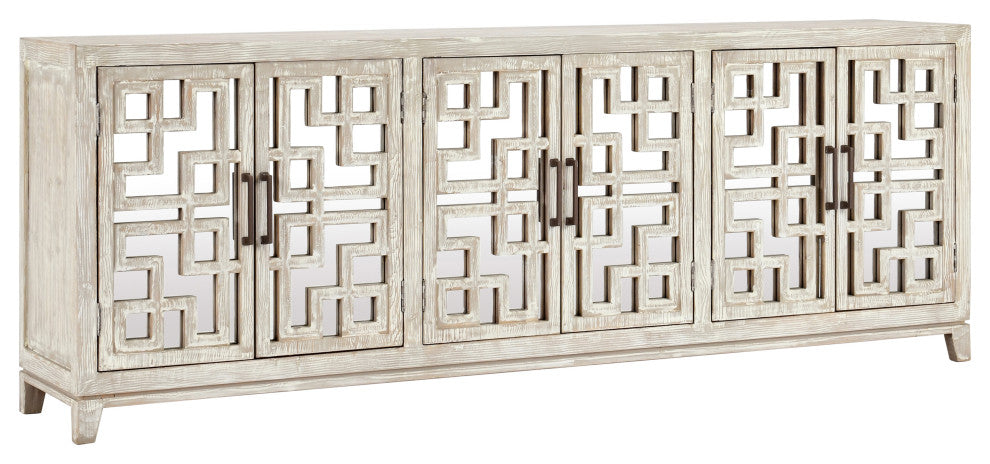 Arley 6-Door Sideboard White by Kosas Home