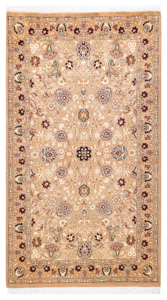 Mogul, One-of-a-Kind Hand-Knotted Area Rug Beige, 3'2"x5'4"