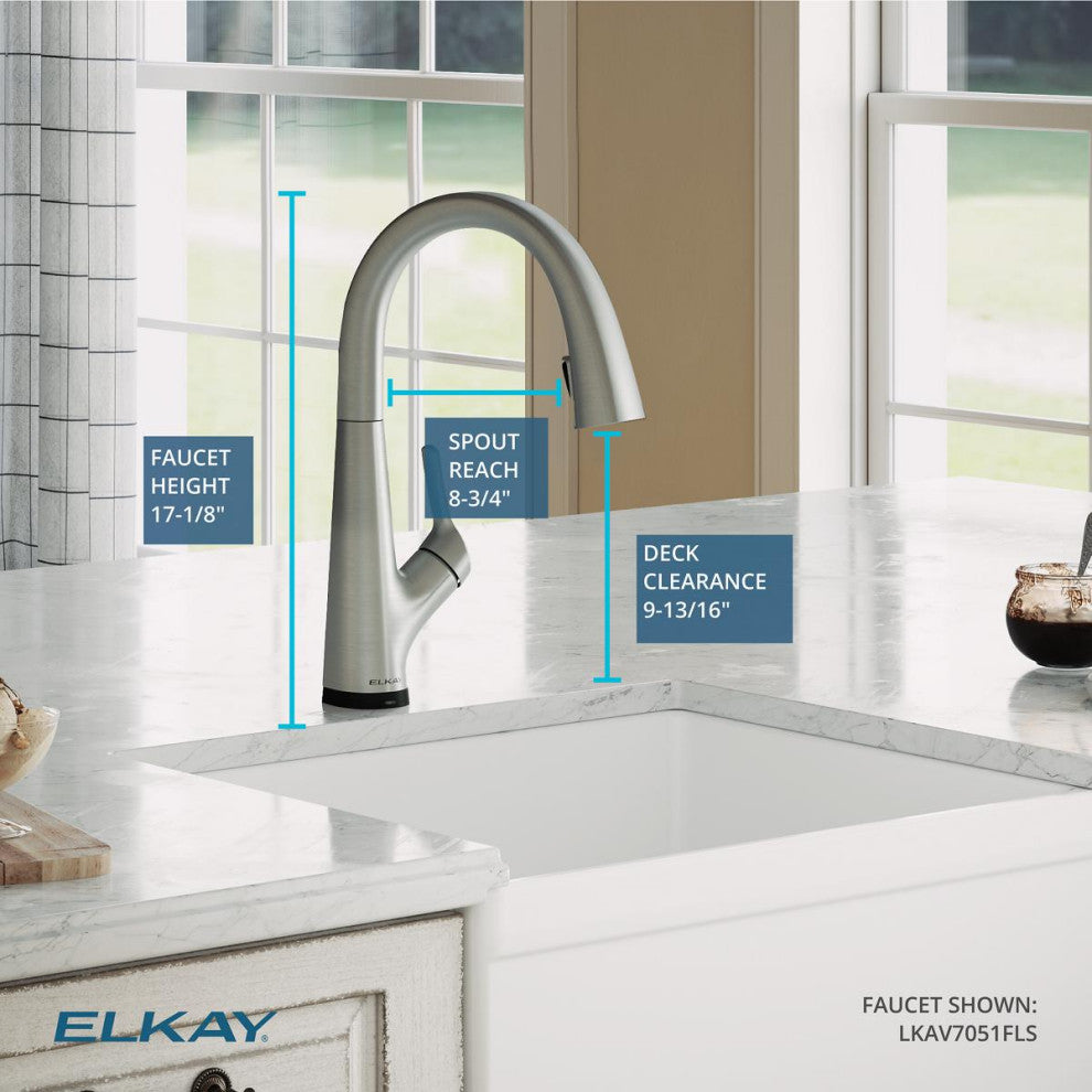 Avado Single Hole 2-in-1 Kitchen Faucet with Filtered Drinking Water, Chrome