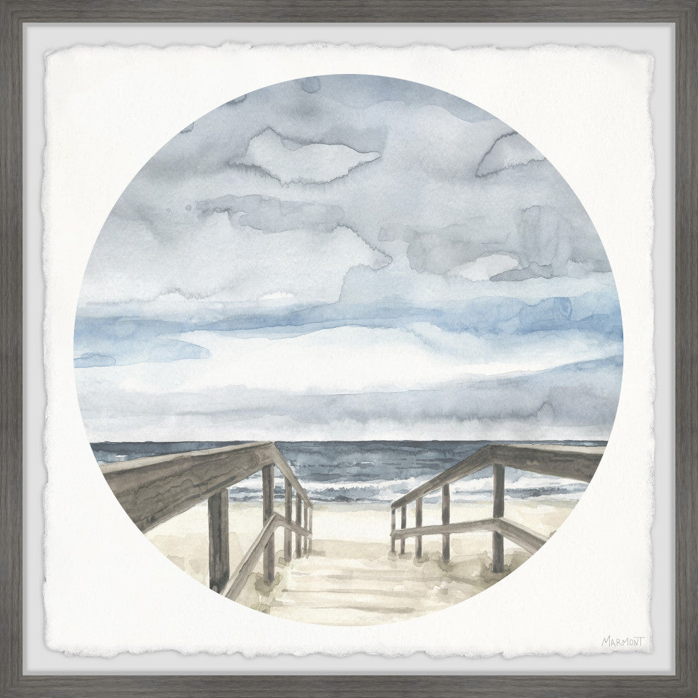 "Salty Breeze" Framed Painting Print, 12x12