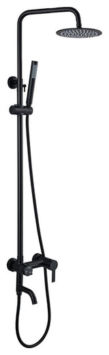 Katori Triple Function Outdoor Shower Stainless Steel, Matte Black