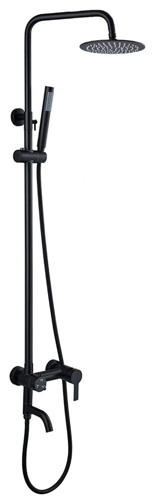 Katori Triple Function Outdoor Shower Stainless Steel, Matte Black