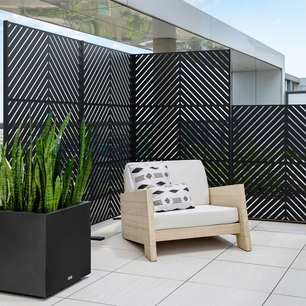 Veradek Screen Series Web Privacy Screen 3 Panel Set w/ Stand