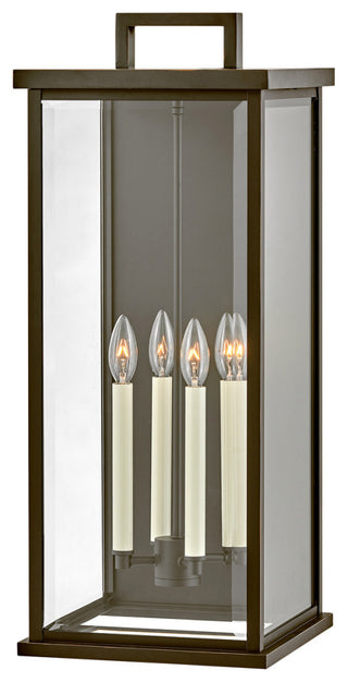 Hinkley Lighting 20018 Weymouth 4 Light 27" Tall Outdoor Wall - Oil Rubbed