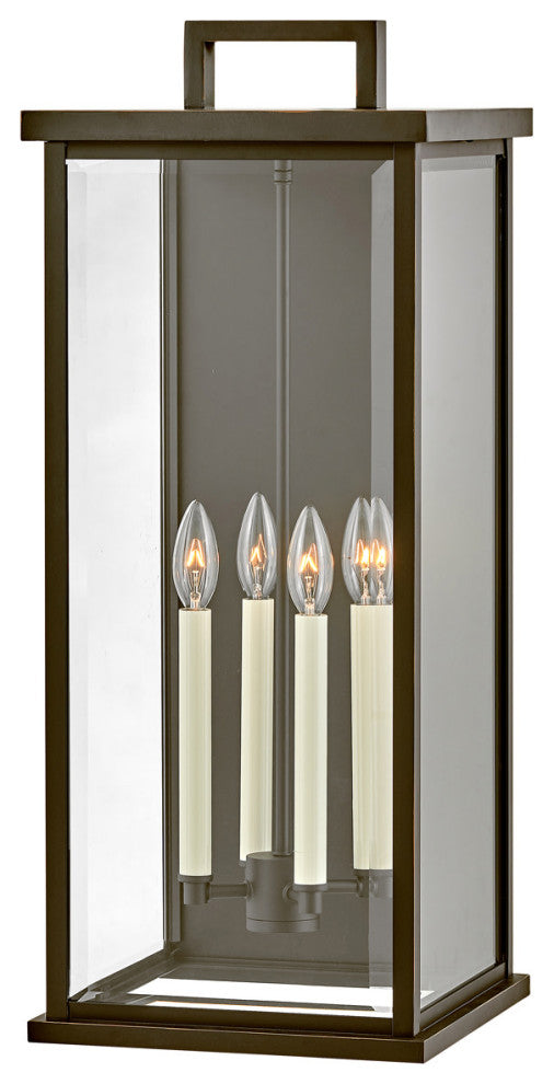 Hinkley Lighting 20018 Weymouth 4 Light 27" Tall Outdoor Wall - Oil Rubbed