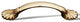 Polished Brass RKI Lines Pull, RKICP405
