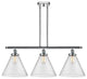 Innovations 916-3I-PC-G44-L Cone 12" 3 Light Island Light, Polished Chrome
