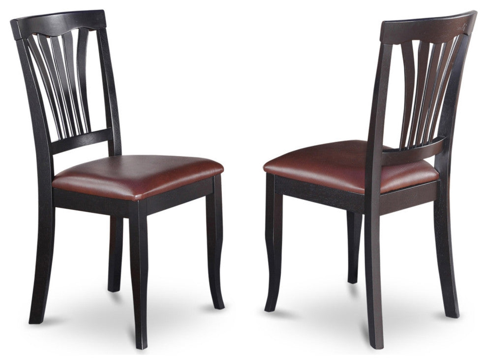 Shav5-Blk-Lc 5-Piece Dinette Set Dinette Table And 4 Dining Chairs