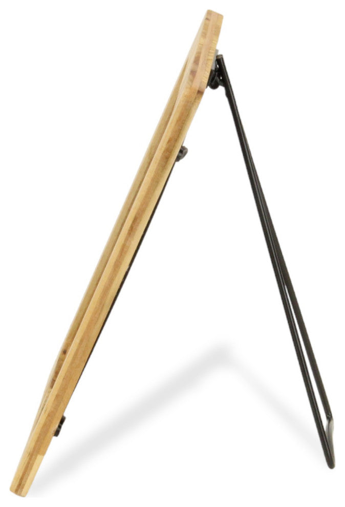 Merridew Wood Framed Metal Earring Hanging Table Easel