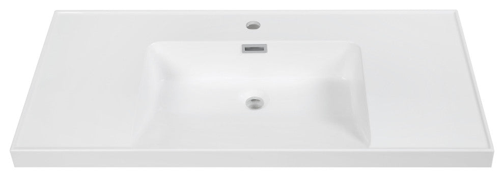 40" Solid Surface Resin Streamline K-1802-40 Vanity Top