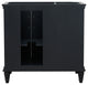 37" Single Vanity, Dark Gray Finish With Gray Granite
