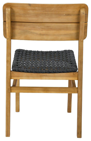 Ivory Coast Acacia Outdoor Dining Chair, Light Teak, Set of 2