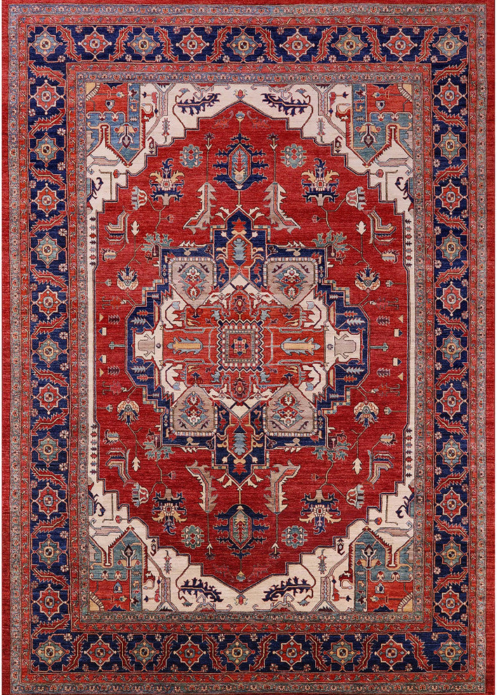 Ahgly Company Indoor Rectangle Mid-Century Modern Area Rugs, 5' x 8'