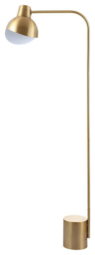 Safavieh Violetta Floor Lamp in Brass and Gold