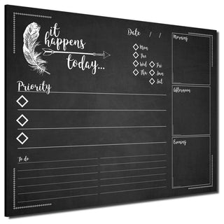 R2H Methods 'It Happens Today' Dry Erase Daily Planner on ArtPlexi