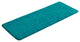 Bath Rug Memory Foam Mat 3D Pebble, Peacock Blue, Runner Mat 48"