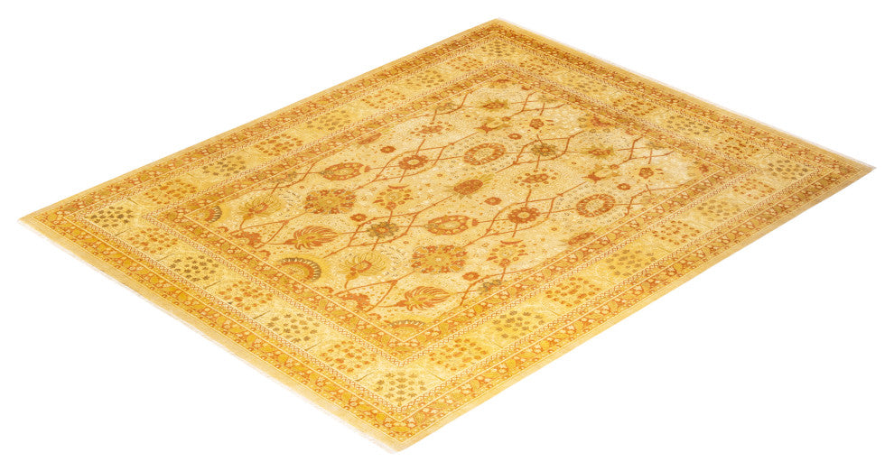 Mogul, One-of-a-Kind Hand-Knotted Area Rug Ivory, 8' 3" x 10' 1"
